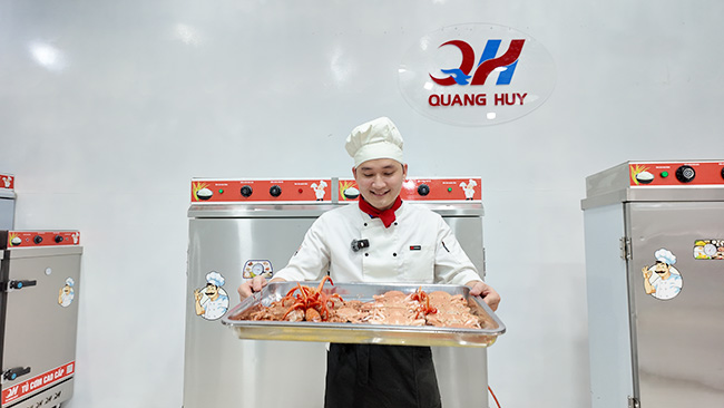 Báo giá tủ nấu cơm điện gas