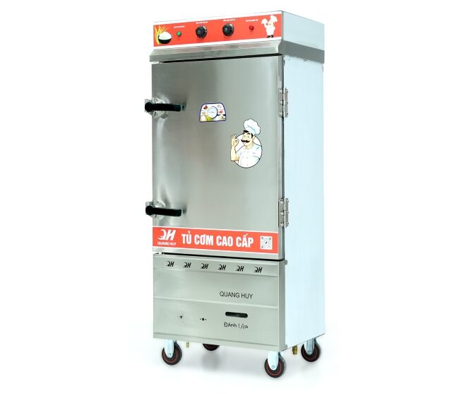 Tủ nấu cơm điện 10 khay có điều khiển